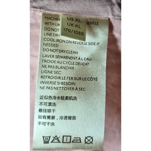 Anthroplogie Women's XL Lucy Pink Tie Dye Faux Suede Moto Motorcycle Jacket - Picture 7 of 8